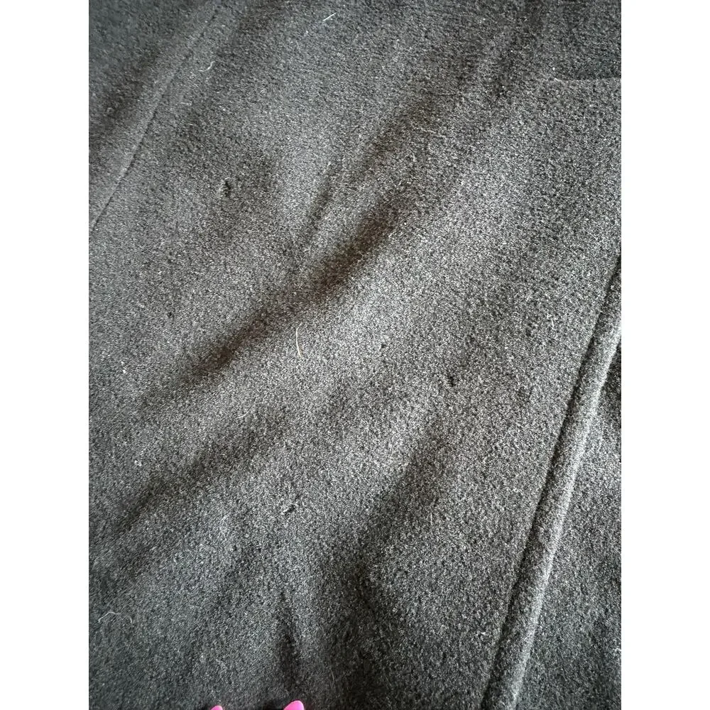 Kasper Womens Long Cashmere Overcoat M Black - Picture 11 of 11